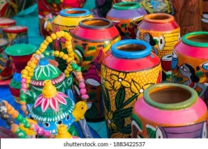 “Eco-friendly hand woven jute baskets from India”