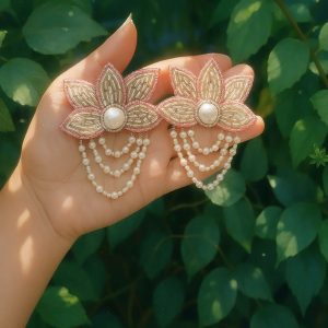 Handmade gift item decorated with colorful artistic details